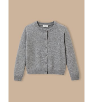 Cardigan en cachemire - Cyrillus - Gris chiné