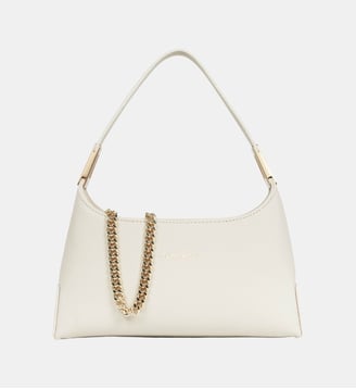 Petit sac à main Lychee Ace en cuir - Lancaster - Écru