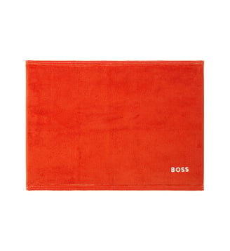 Tapis de bain  en coton - Boss Home - Orange séchée
