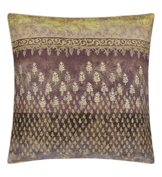 Taie d'oreiller imprimée en satin de coton, KASAVU Designers Guild