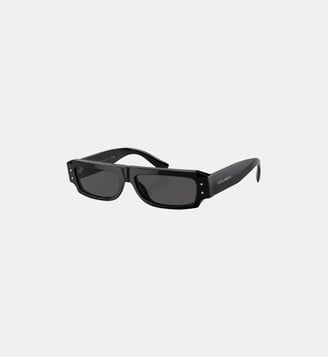 Lunettes de soleil Rectangulaire DG4458 - Dolce & Gabbana - Noir
