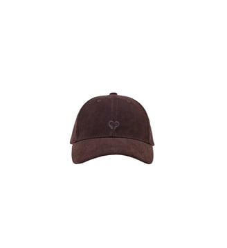 Casquette en velours côtelé - Maje - Marron foncé