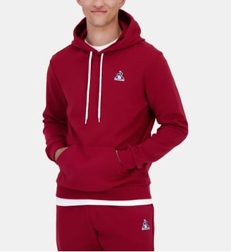Sweat à capuche Essentiels - Le Coq Sportif - Rouge