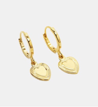 Mini créoles Cléa Coeur - Nilaï - Doré