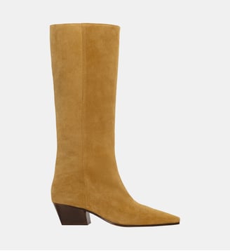 Bottes Mabel Cuir Suédé - Bobbies - Muscade