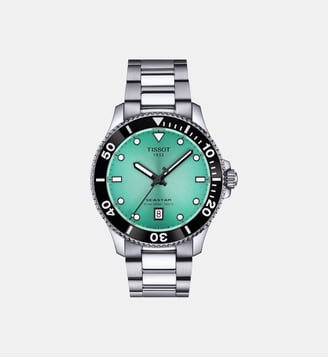 Montre Seastar Turquoise T1204101109100 - Tissot - Argenté