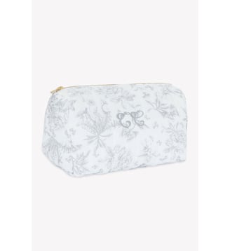 Trousse de toilette - Imprimé inspiration Toile de Jouy - Tartine Et Chocolat - Gris clair