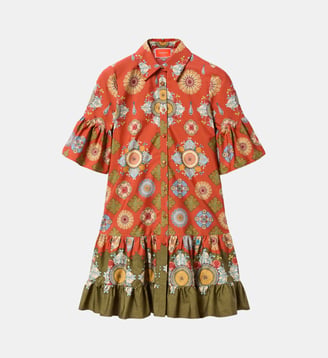 Robe Choux Nucleus Placée Rust - La DoubleJ - Orange
