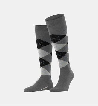 Mi-Bas Edinburgh Laine Vierge Opaque - Burlington - Multicolore