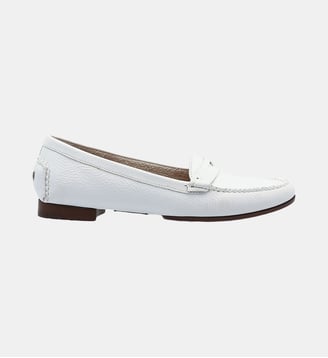 Mocassin chatham - cuir lisse - Fairmount - Blanc