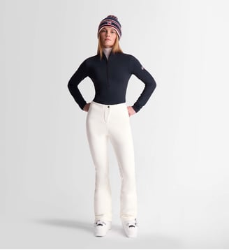 Sous pull gemini col montant coupe ajustée - Fusalp - Bleu foncé