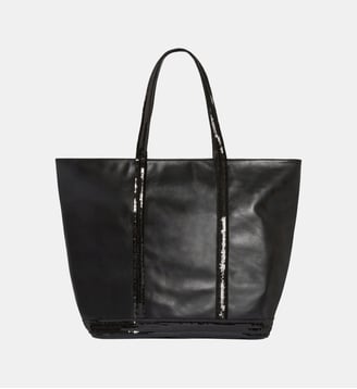 Cabas L Zippé En Cuir Lisse - Vanessa Bruno - Noir