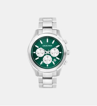 Montre Adrien Vert XK1714IVW\1 - Louis Pion - Argenté