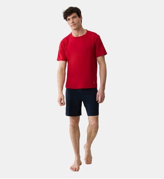 Ensemble pyjama haut et short en coton Le Slip Francais