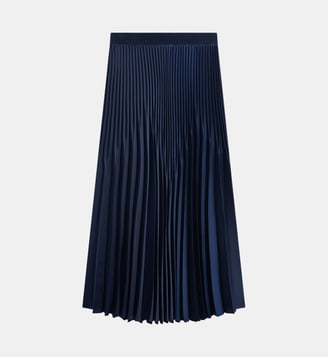 Jupe midi plissée - TRIXIE - Gerard Darel - Marine