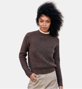PULL uni MALVA - La Petite Etoile - Marron