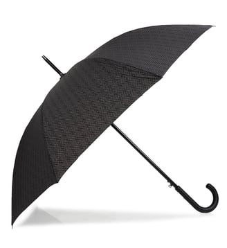 Parapluie canne automatique 8 baleines  - Isotoner - Monogramme