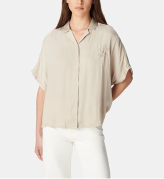 Chemise manches courtes visuel dos - Ikks - Beige