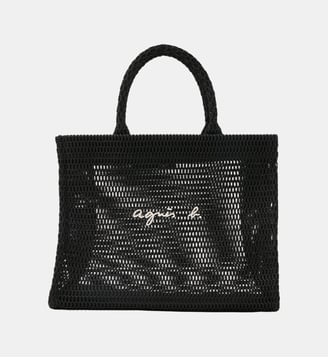 tote bag en mesh noir - Agnès b. - Noir