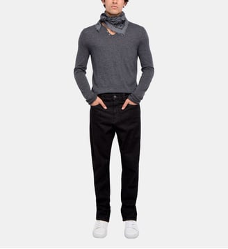 Pull Monastir 100% Cachemire - Zadig&Voltaire - Gris charcoal