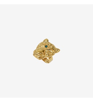 Bague plaquée or emerald - JUNGLE - Caroline Najman - Or