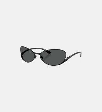 Lunettes de soleil Ovale VE2285 - Versace - Noir mat