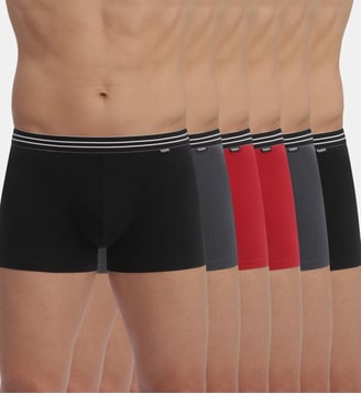 Lot de 6 Boxers Coton Respirant EcoDim - Dim - Rouge