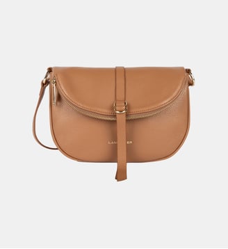 Sac besace Dune Gaia cuir - Lancaster - Marron