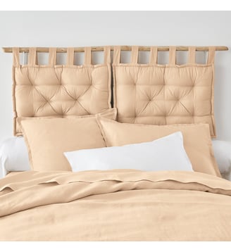 Tête de lit matelassée pur coton - La Redoute Interieurs - Sable