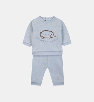 Ensemble Jogging -  Horizon coton Léon le Hérisson - Tartine Et Chocolat - Bleu