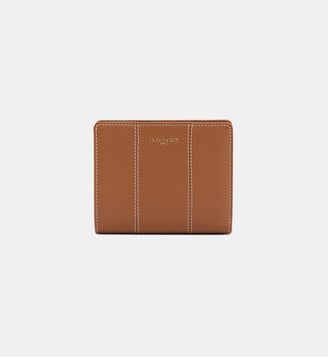 Petit Portefeuille Juliette en cuir grainé - Le Tanneur - Camel