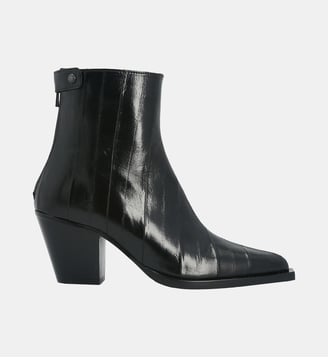 Boots delia - textile - Colisée Paris - Noir