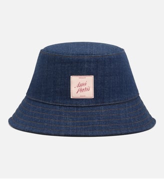 Bob Denim Empiècement Ami Paris Héritage unisexe en Coton - AMI Paris - Indigo