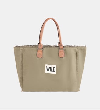 Sac cabas uni BADIS - Wild - Kaki