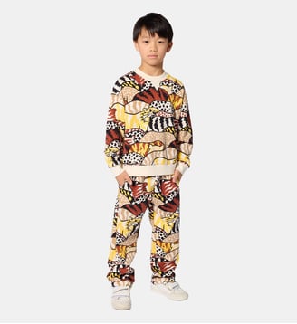 Sweat à manches longues - Kenzo Kids - Jaune et marron
