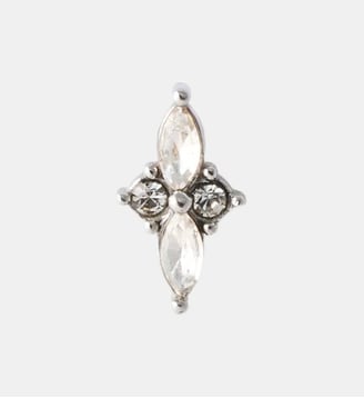 Piercing helix/tragus navettes en acier chirurgical argenté - Balaboosté - Argenté