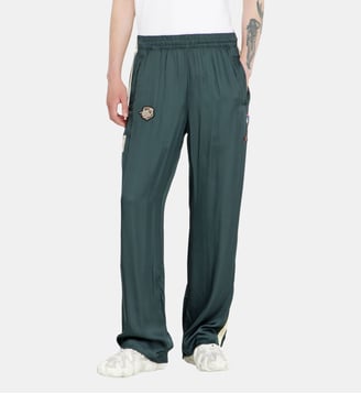 Pantalon de survêtement en satin avec patchs Diesel