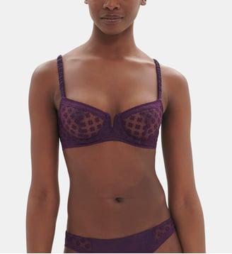 Soutien-gorge corbeille Hortense - Simone Pérèle - Violet euphoria