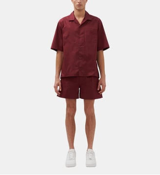 Chemise resort Manche courte Regular Col Revers - Studio Seidensticker - Rouge