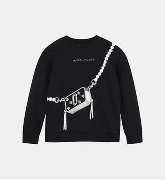 Sweat à manches longues - Marc Jacobs Kids - Black
