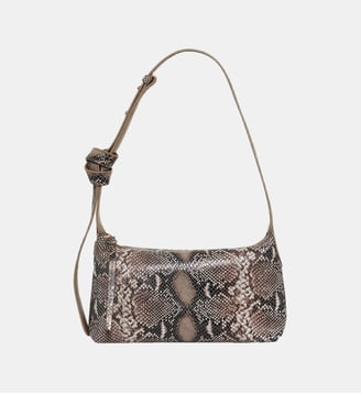 Sac soa en cuir naturel - Cuir de vachette - Caroll - Taupe