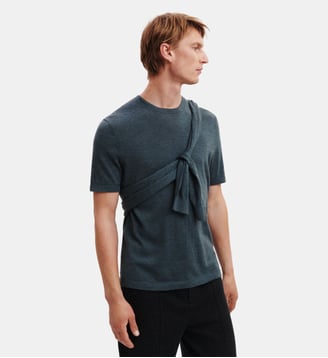 T-shirt Fred - Bompard - Bleu granit