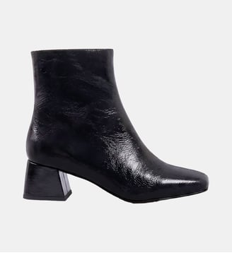 Bottines moyen talon carré Diane - Jules & Jenn - Noir