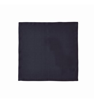 Serviette de table unie en lin, 170 gr/m², FLORENCE - Alexandre Turpault - Bleu fusain