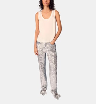 Top fluide droit - Maje - Blanc