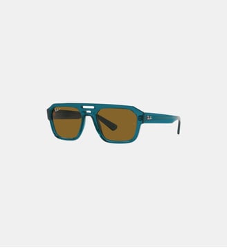 Lunettes de soleil Irrégulier RB4397 Corrigan - Ray Ban - Bleu clair transparent