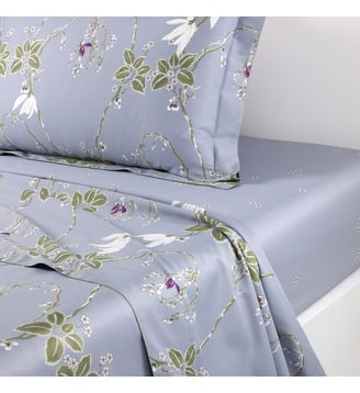Drap plat en satin Yves Delorme