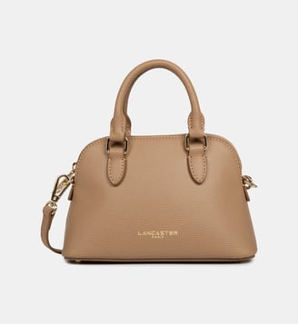 Petit sac demi lune Sierra Jia en cuir - Lancaster - Sable