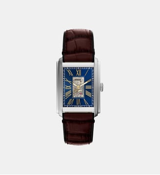 Montre automatique Carraway Bleu foncé ME3273 - Fossil - Argenté