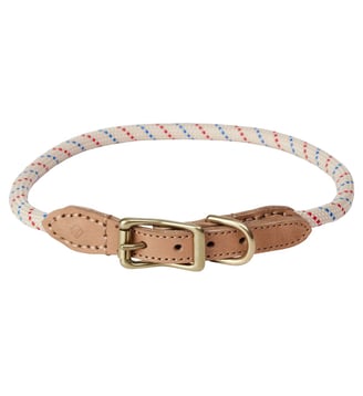 Collier en cuir Zoo - OYOY - Blanc